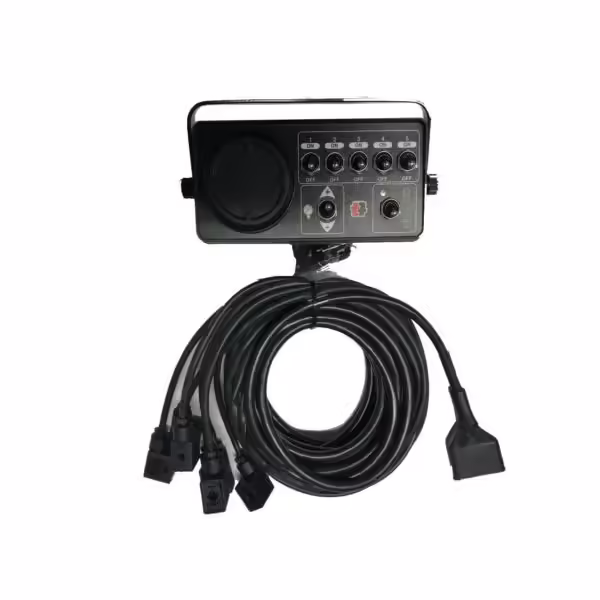 DISTRIBUTORE VOLUMETRICO ELETTRICO A 5 VIE + 2 PER AGITATORE -2