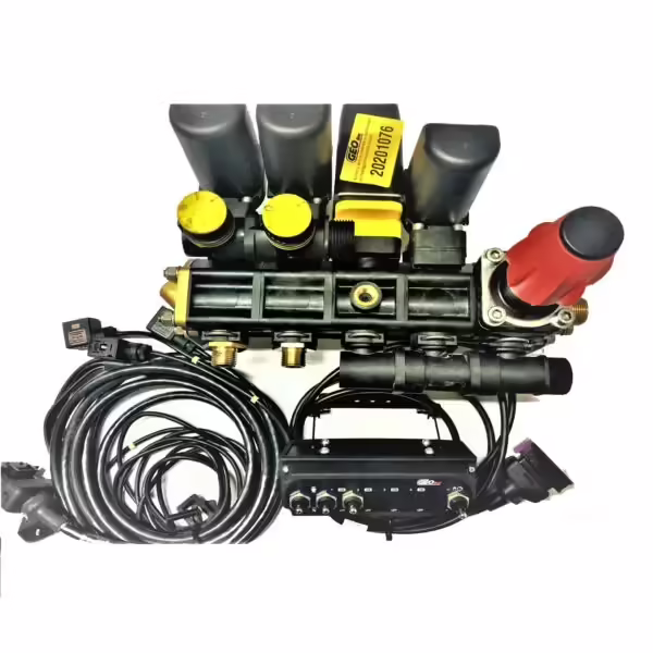 Kit distributore elettrico con valvola volumetrica e scatola -3