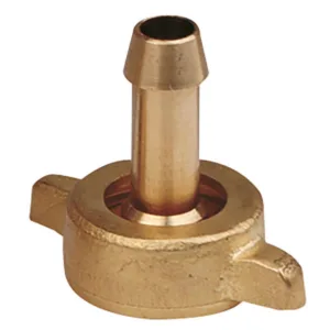 Raccordo portagomma dritto in ottone da 13 mm