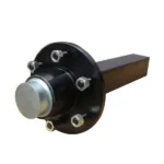 Semiasse per rimorchi agricoli quadro da 45 l 400 a 5 colonne