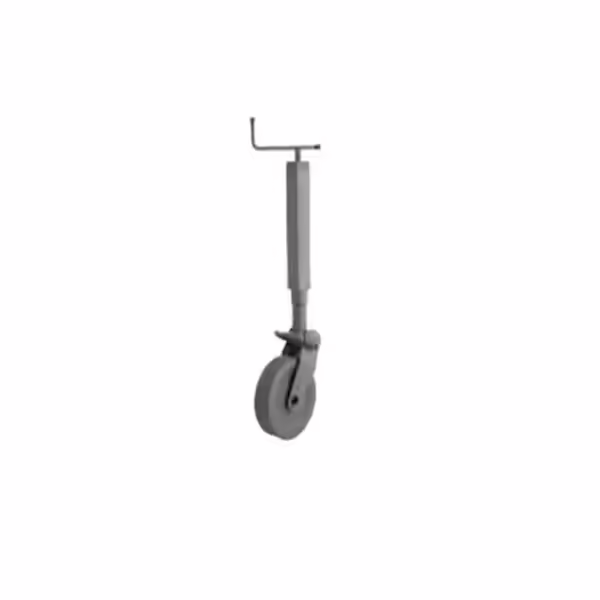 Ruotino regolabile quadro 60 per rimorchi agricoli. Portata kg 600.