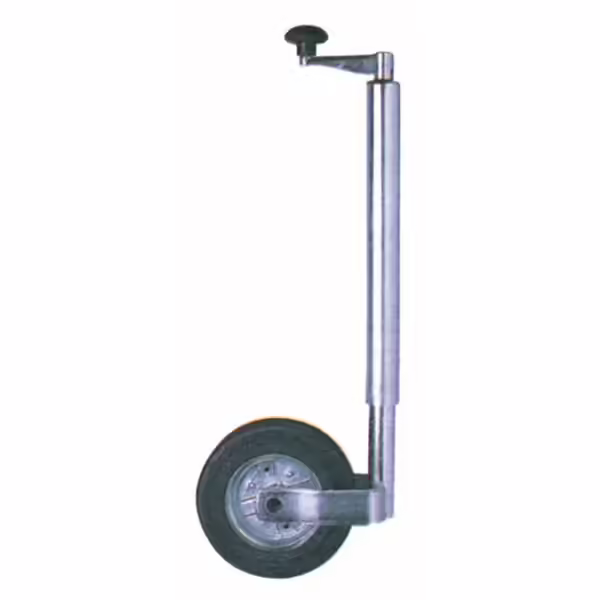 Ruotino regolabile zincato d. 48 in acciaio zincato